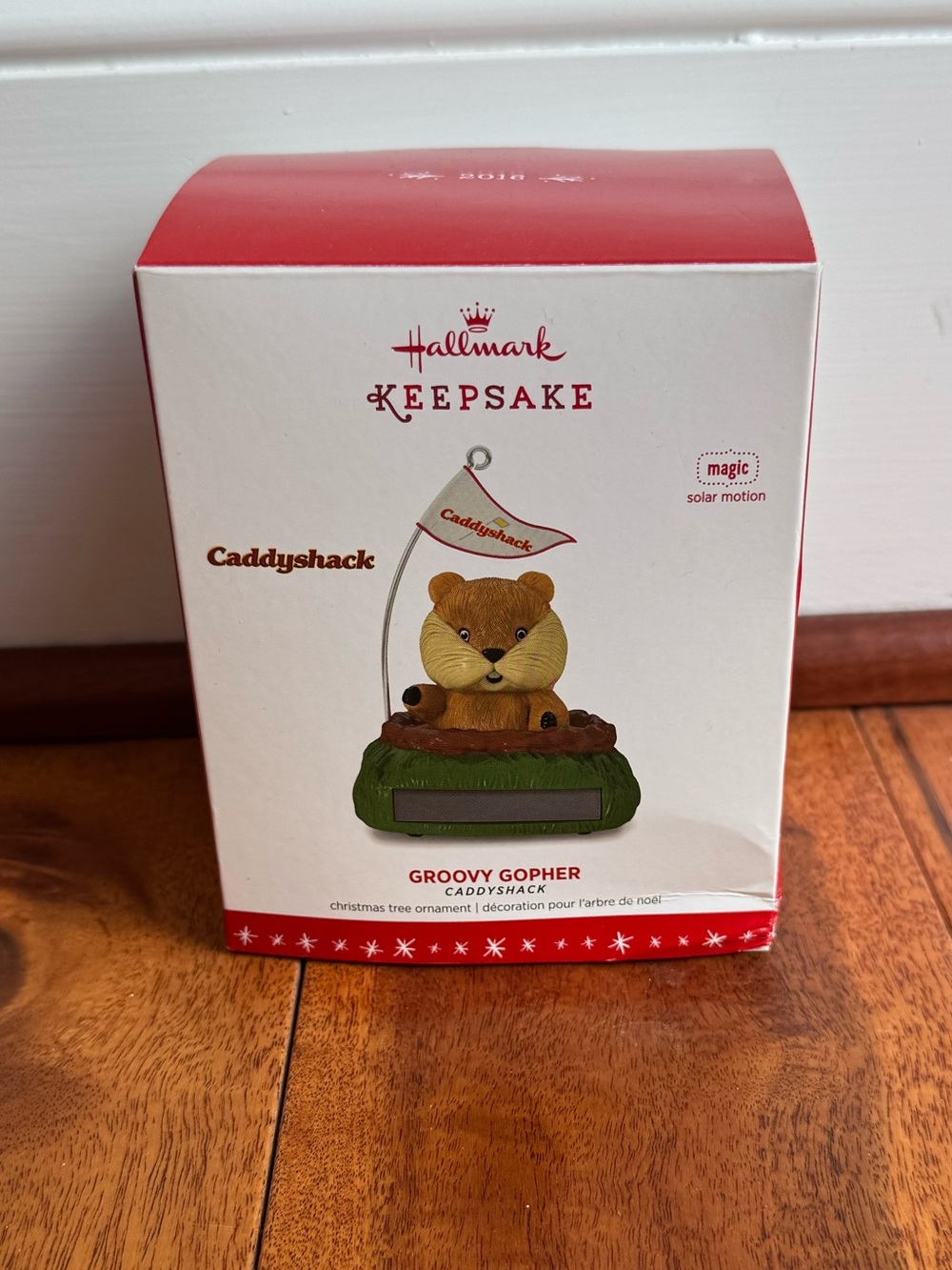 NWT 2016 Hallmark Keepsake Caddyshack Grovvy Gopher ornament